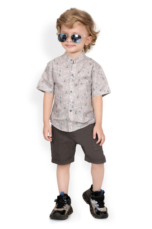 Penguin Pals Shirt (Light Grey)